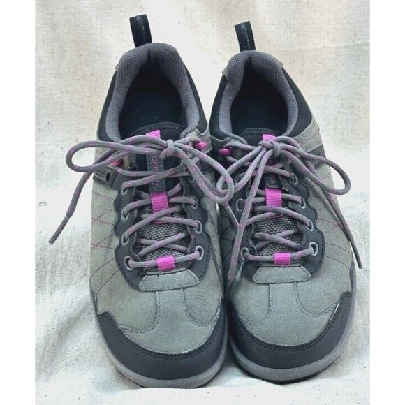 Rockport Hydro-Shield Waterproof Gray Purple Hiking Walking Shoes Women’s 6 EU36 - Picture 2 of 12